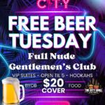 Free beer tuesday poster - my naked city