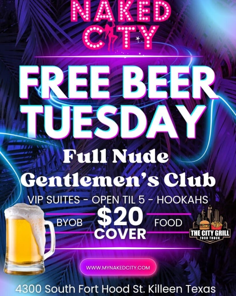 Free beer tuesday poster - my naked city