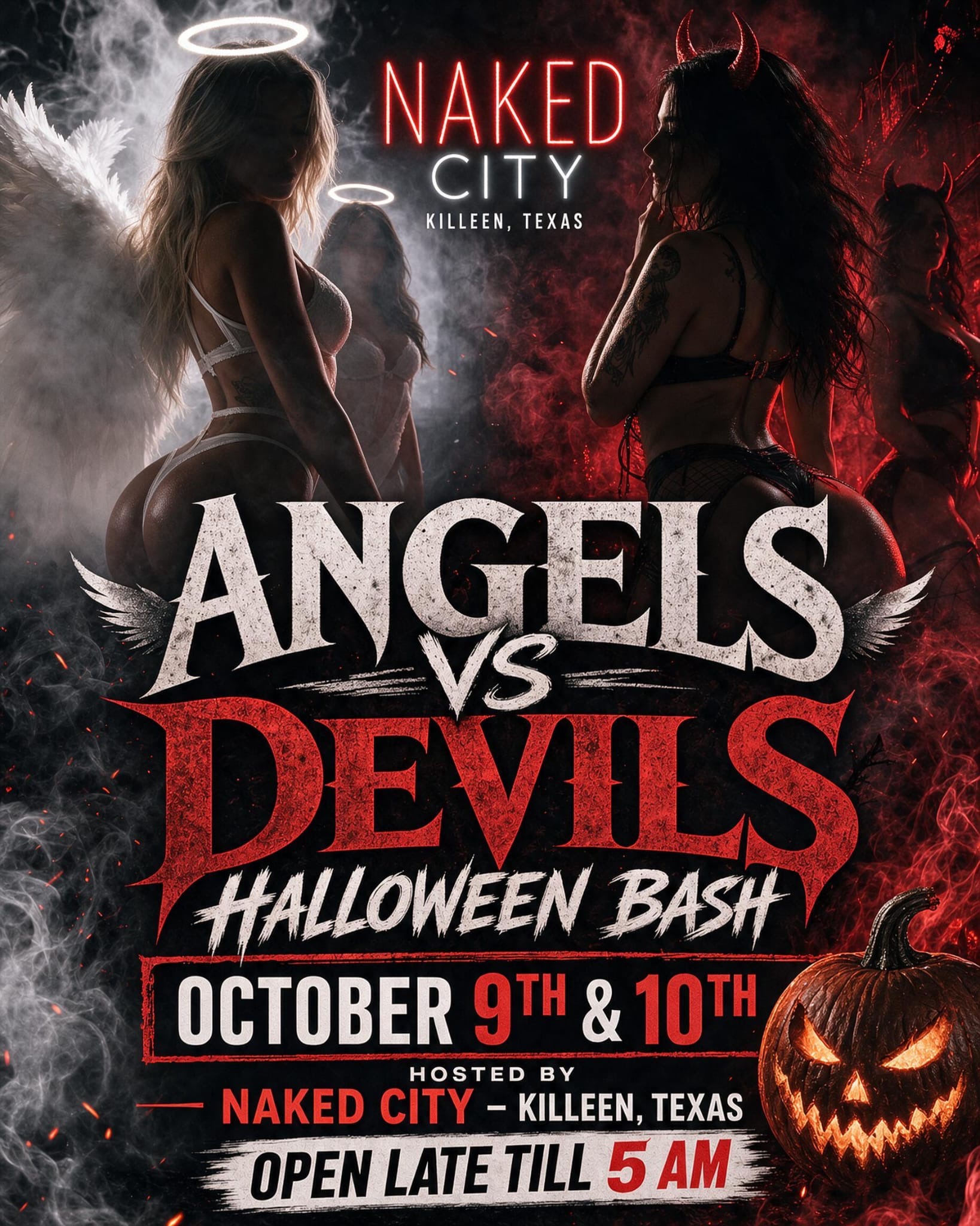 Angels and devils halloween bash