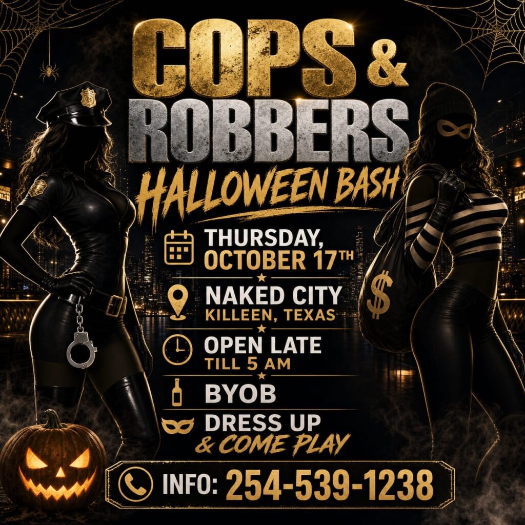 Cops and robbers halloween bash