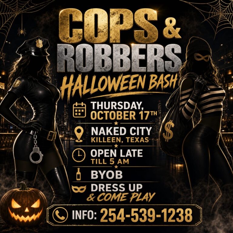 Cops and robbers halloween bash